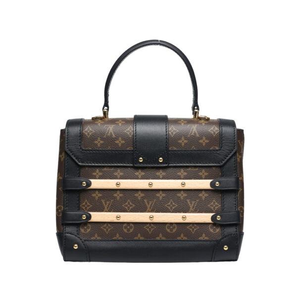 【二手】LOUIS VUITTON MONOGRAM WOOD TRIANON 小號手袋 M45098 E16152：圖片 5