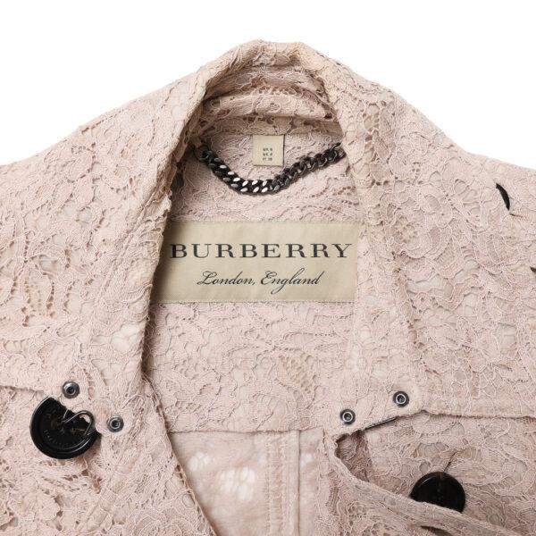 【二手】BURBERRY 花卉蕾絲風衣 36 E16144 - Image 5