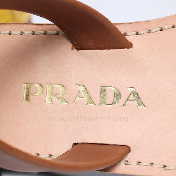 【未使用品】PRADA 平底涼鞋 37 S3380 - Image 12