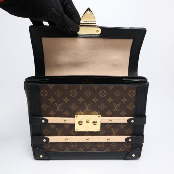 【二手】LOUIS VUITTON MONOGRAM WOOD TRIANON 小號手袋 M45098 E16152：圖片 13