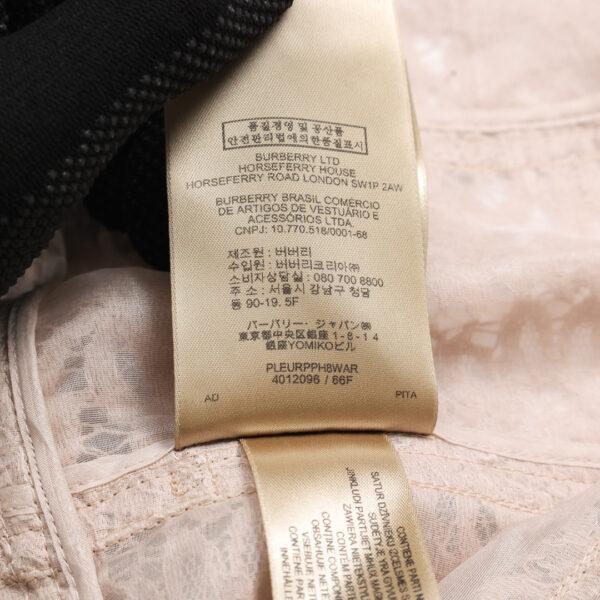 【二手】BURBERRY 花卉蕾絲風衣 36 E16144 - Image 10