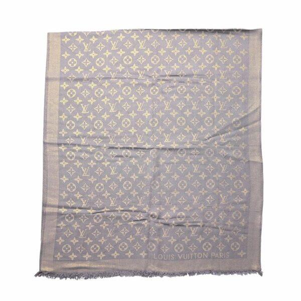 直播編號 1 : 【二手】LOUIS VUITTON MONOGRAM 圍巾 E17195