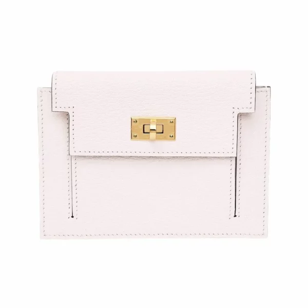 直播編號 14 : 【未使用品】HERMES KELLY POCKET 小巧錢包 E17997