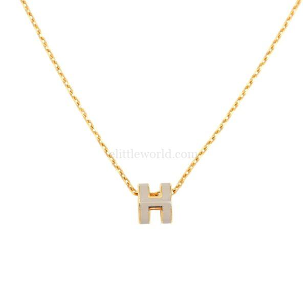 直播編號 15 : 【全新】HERMES POP H 迷你項鍊 E20080