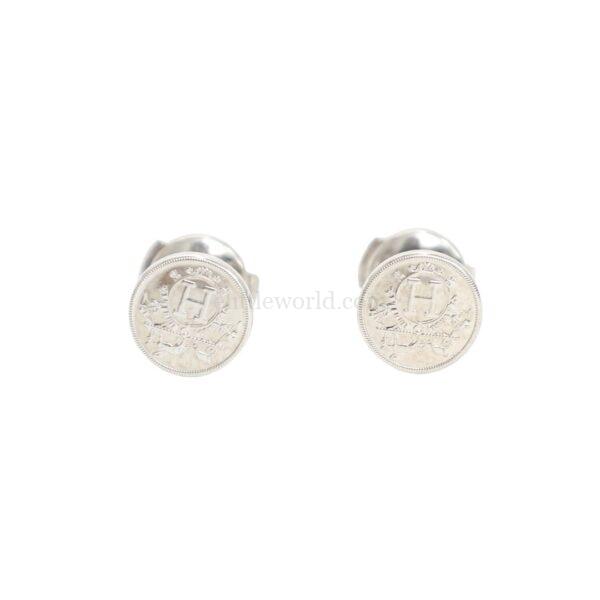直播編號 2 : 【全新】HERMES EX-LIBRIS 小號耳環 E18296