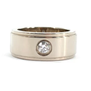 直播編號 22 : 【未使用品】CARTIER 白金鑽石戒指 51 E9873