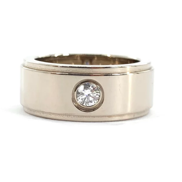 直播編號 22 : 【未使用品】CARTIER 白金鑽石戒指 51 E9873