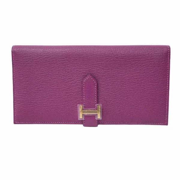 250206 直播編號 24 : 【未使用品】HERMES BEARN 長錢包 E19583