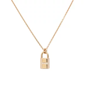 250206 直播編號 8 : 【全新】HERMES KELLY CADENAS 玫瑰金鑽石項鏈 E19675