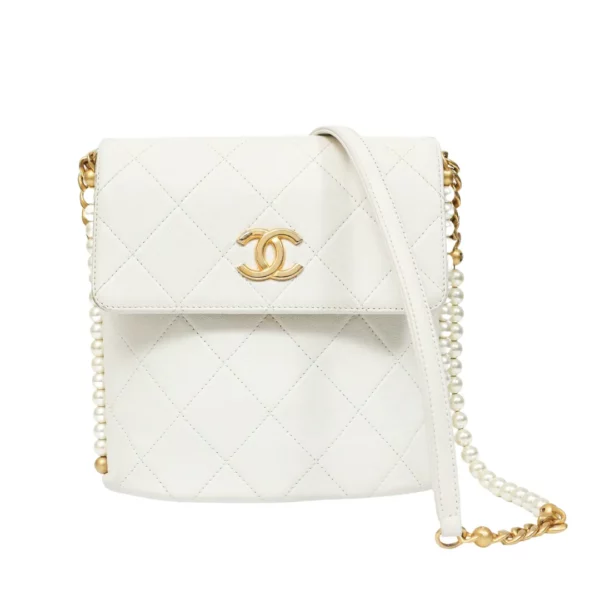 250213 直播編號 20 : 【二手】CHANEL CHAIN SIDES HOBO 小號手袋 AS2503 R109 E19197