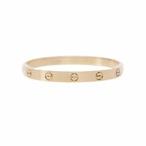 250220 直播編號 9 : 【全新】CARTIER LOVE 18K 黃金手鐲 16 E18511
