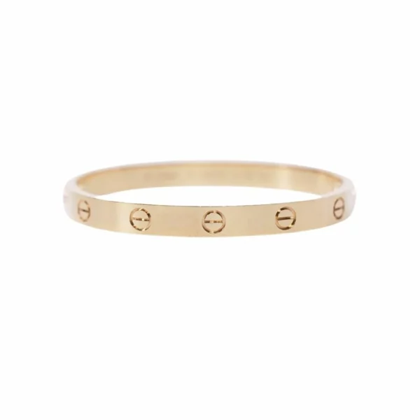 250220 直播編號 9 : 【全新】CARTIER LOVE 18K 黃金手鐲 16 E18511