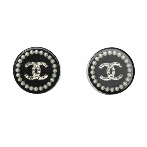 250227 直播編號 6 : 【二手】CHANEL CC 圓型耳環 E18575
