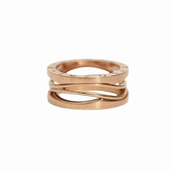 250306 直播編號 13 : 【二手】BVLGARI B.ZERO1 18K玫瑰金戒指 58 E21685