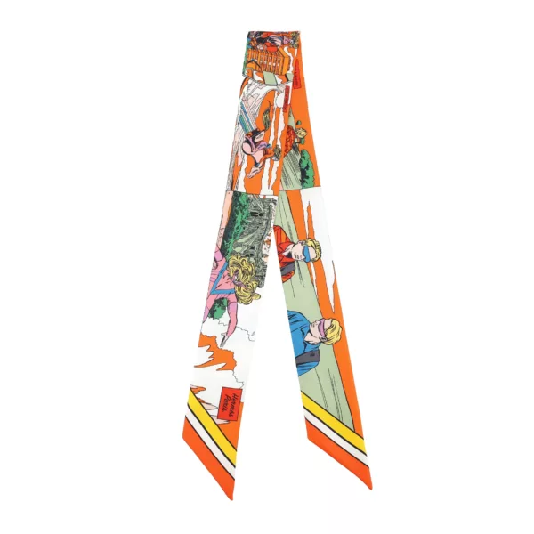 250306 直播編號 2 : 【全新】HERMES TWILLY WOW 絲巾 E21830