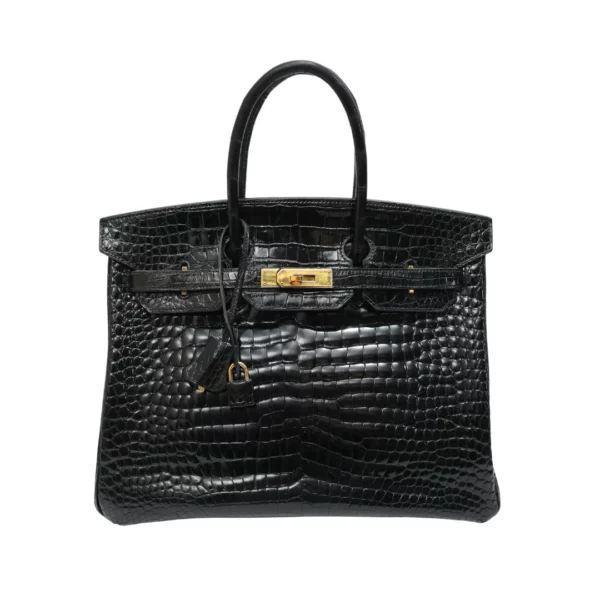 250306 直播編號 50 : 【二手】HERMES BIRKIN 35 鱷魚皮手袋 E19950