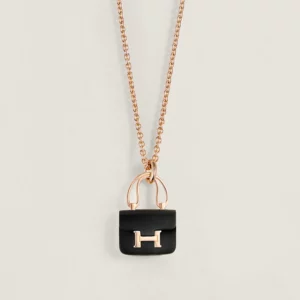 250313 直播編號 12 : 【全新】HERMES AMULETTES CONSTANCE PENDANT 項鍊 E19707