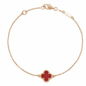 250327 直播編號 13 : 【二手】VAN CLEEF & ARPELS SWEET ALHAMBRA 玫瑰金手鏈 E21948