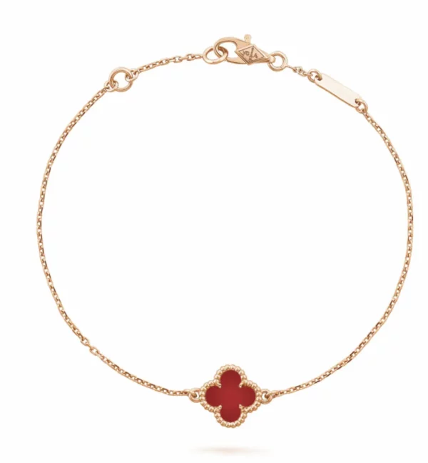 250327 直播編號 13 : 【二手】VAN CLEEF & ARPELS SWEET ALHAMBRA 玫瑰金手鏈 E21948