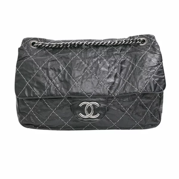 250327 直播編號 28 : 【二手】CHANEL 經典垂蓋大號手袋 A48582 E21873