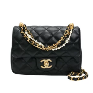 250327 直播編號 39 : 【未使用品】CHANEL 迷你垂蓋手袋 AS4385 E21472