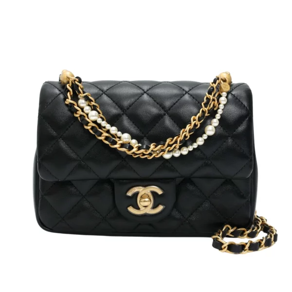 250327 直播編號 39 : 【未使用品】CHANEL 迷你垂蓋手袋 AS4385 E21472