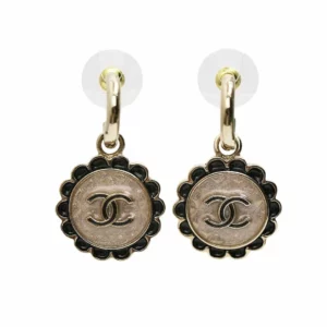 250403 直播編號 10 : 【全新】CHANEL CC 吊墜耳環 E22889