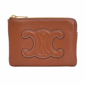 250403 直播編號 21 : 【未使用品】CELINE CUIR TRIOMPHE 零錢包 E22551