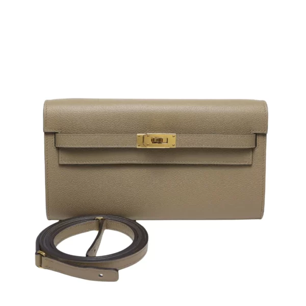 250403 直播編號 48 : 【未使用品】HERMES KELLY TO GO 肩帶錢包 S3696