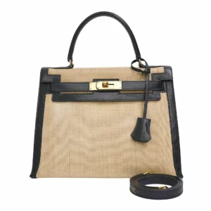 250403 直播編號 50 : 【二手】HERMES BOX CRINOLINE KELLY SELLIER 28 手袋 E21877