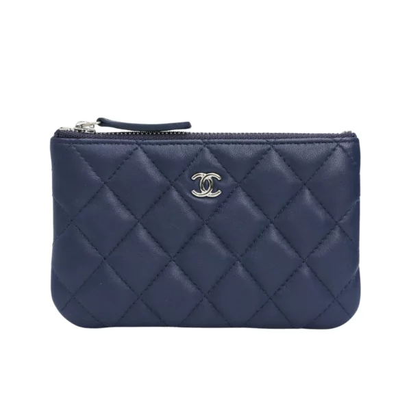 250410 直播編號 17 : 【未使用品】CHANEL 經典迷你拉鍊收納包 A69253 E21726
