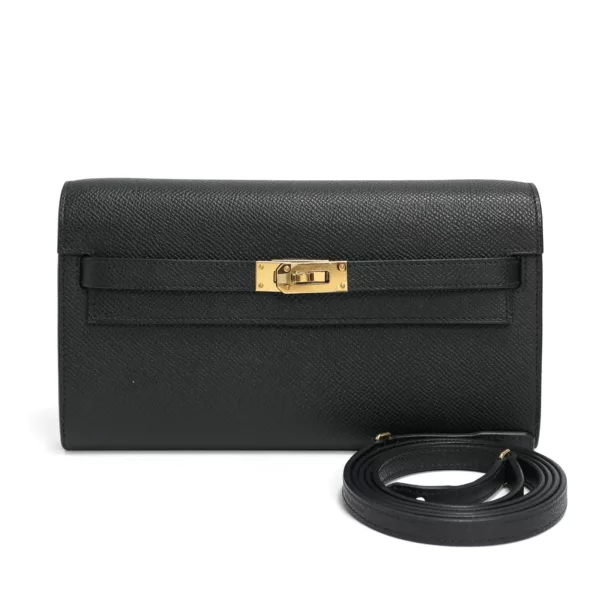 250417 直播編號 46 : 【二手】HERMES KELLY TO GO 肩帶錢包 E23028