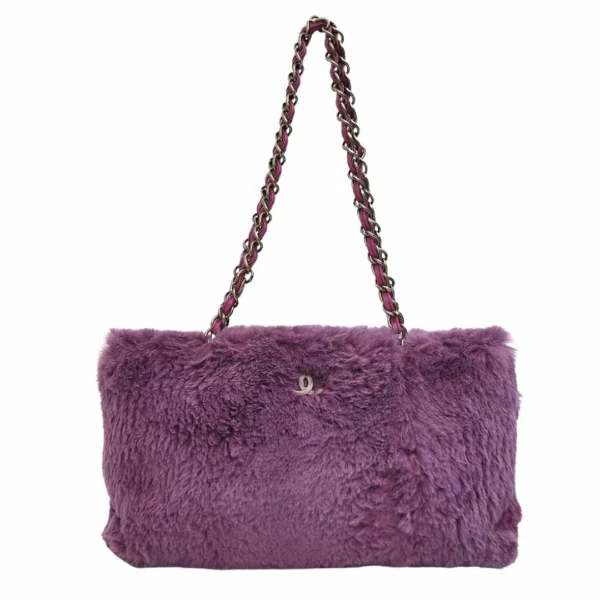250425 直播編號 18 : 【中古】CHANEL 兔毛大號購物袋 E23019