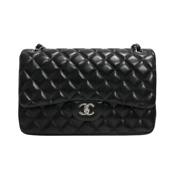 250425 直播編號 27 : 【二手】CHANEL 經典大號垂蓋手袋 A58600 E23332