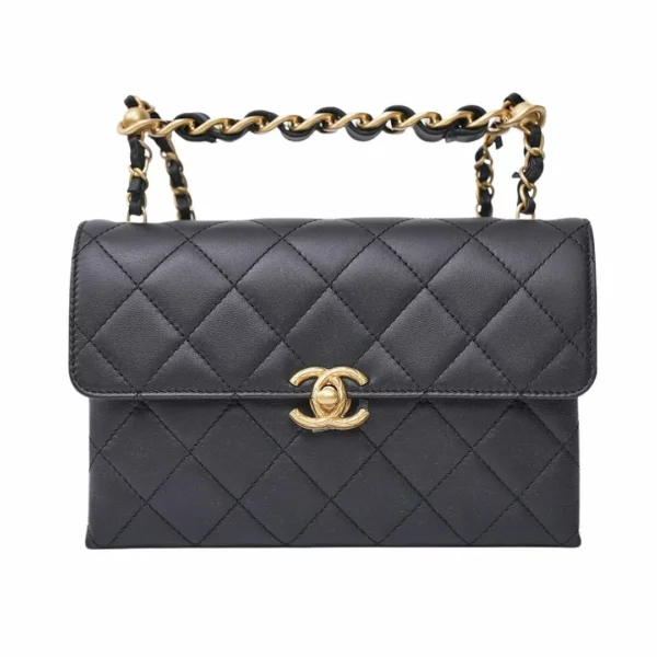 250425 直播編號 28 : 【未使用品】CHANEL CHAIN BAR 鏈條垂蓋手袋 AS3227 E20037