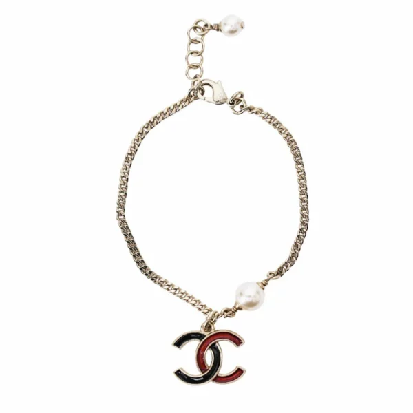 250425 直播編號 6 : 【未使用品】CHANEL CC 珍珠手鏈 E17735