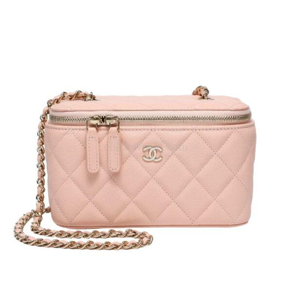 直播編號 27 : 【全新】CHANEL 經典鏈條梳妝袋 AP1341 E17934