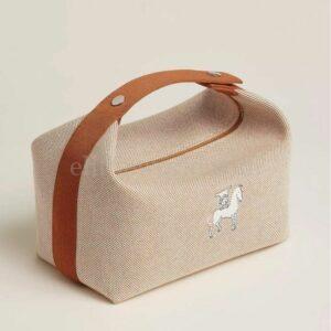 直播編號 28 : 【全新】HERMES BRIDE A BRAC 大號旅行化妝包 E19404