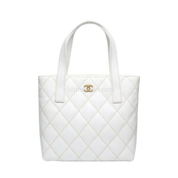 直播編號 29 : 【二手】CHANEL 小號購物袋 A18126 E16196