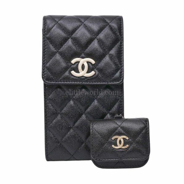 直播編號 29 : 【未使用品】CHANEL 鏈條手機包 AP2970 E18869