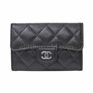 直播編號 29 : 【未使用品】CHANEL TIMELESS 經典款垂蓋卡片套 AP0214 E19305