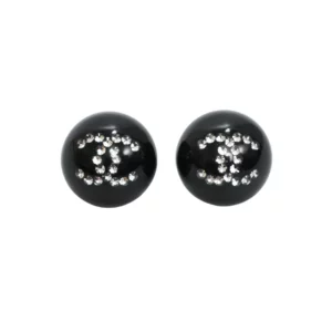 直播編號 3 : 【未使用品】CHANEL CC 圓形耳環 AB7369 E18694