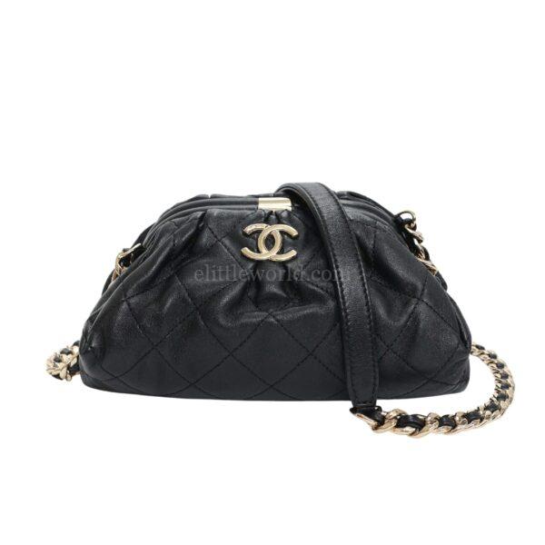 直播編號 32 : 【二手】CHANEL 鏈條斜挎手包 AS2493 E19412