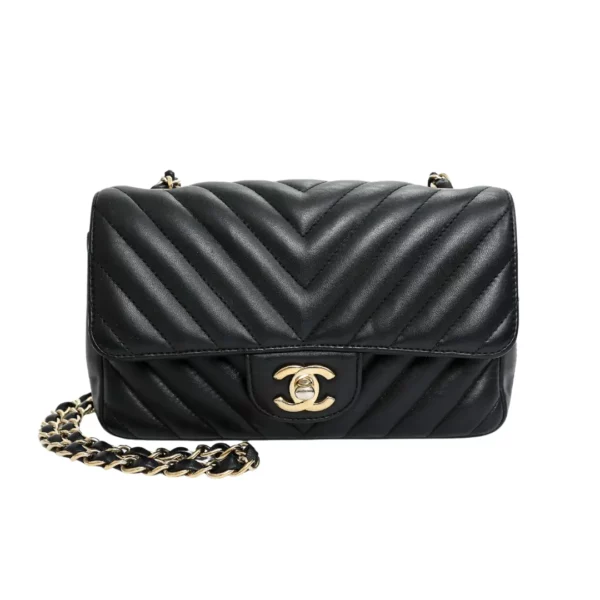 直播編號 33 : 【二手】CHANEL 迷你經典手袋 A69900 S3744