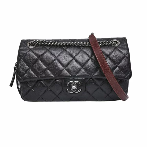 直播編號 33 : 【二手】CHANEL 垂蓋手袋 A92370 E17615