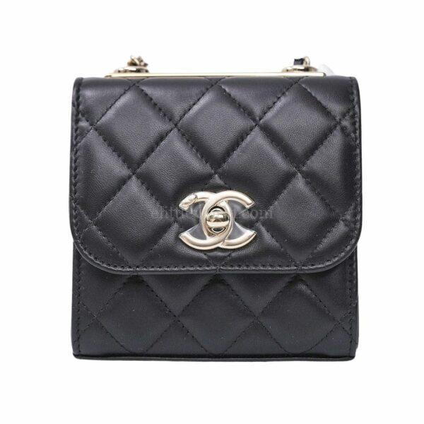 直播編號 33 : 【未使用品】CHANEL TRENDY CC 鏈條手提包 A81633 E20109