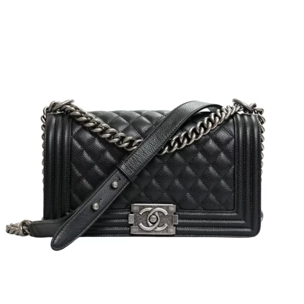 直播編號 37 : 【二手】CHANEL BOY CHANEL 手袋 A67086 E18576