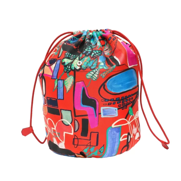直播編號 39 : 【未使用品】HERMES MUSARDINE 絲綢袋 E19903