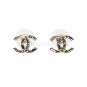 直播編號 4 : 【二手】CHANEL CC 水鑽耳環 A43126 R14 E17893