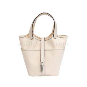 直播編號 44 : 【未使用品】HERMES PICOTIN 18 LOCK POCKET 水桶手袋 E19142